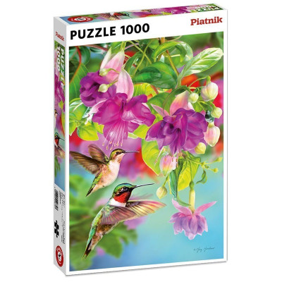 Puzzle Piatnik Kolibry