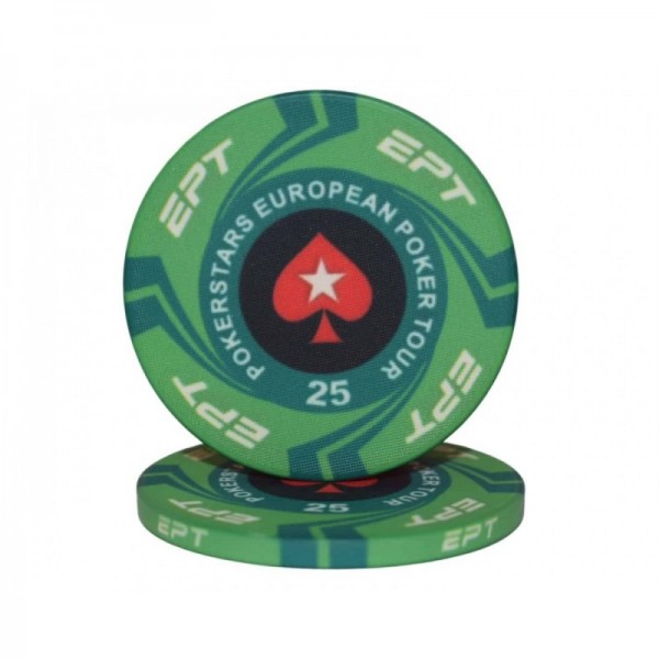 Evergreen Żeton do pokera EPT Nominał 50 Ceramika