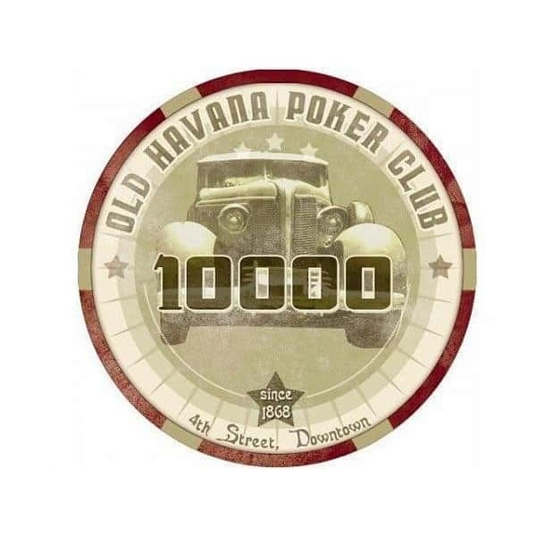 Animazing Żeton Old Havana Poker Club ceramika nominał 10.000
