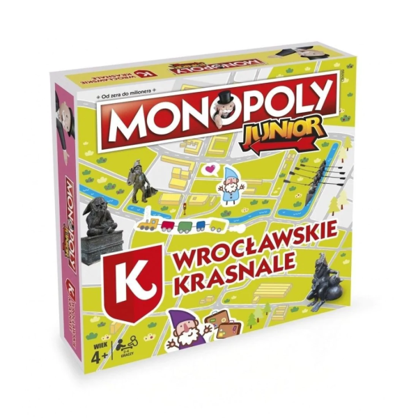 Winning Moves Monopoly Junior Wrocławskie Krasnale