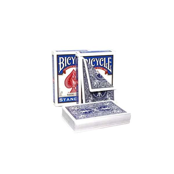 Bicycle Gaff Card- Double Back Blue/Blue