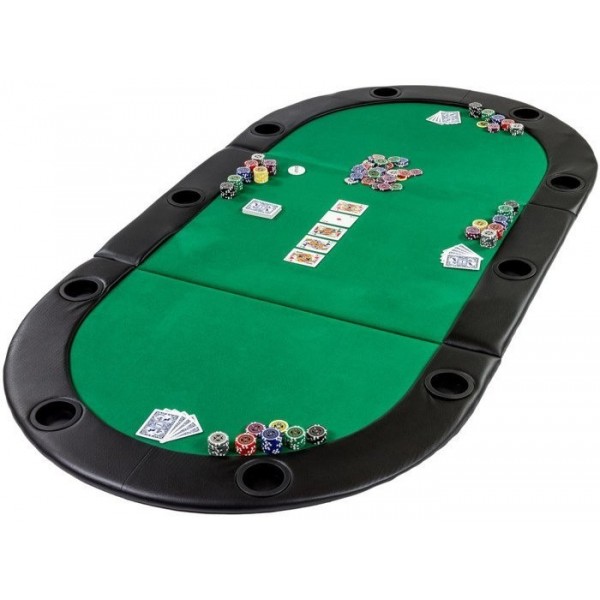 Zielony stół do pokera