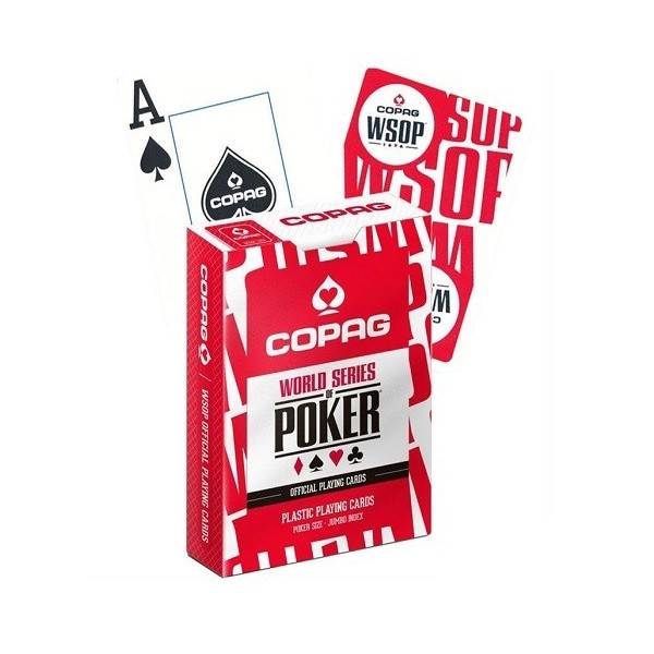 Karty Do Gry WSOP 100% Plastik Copag Poker Jumbo