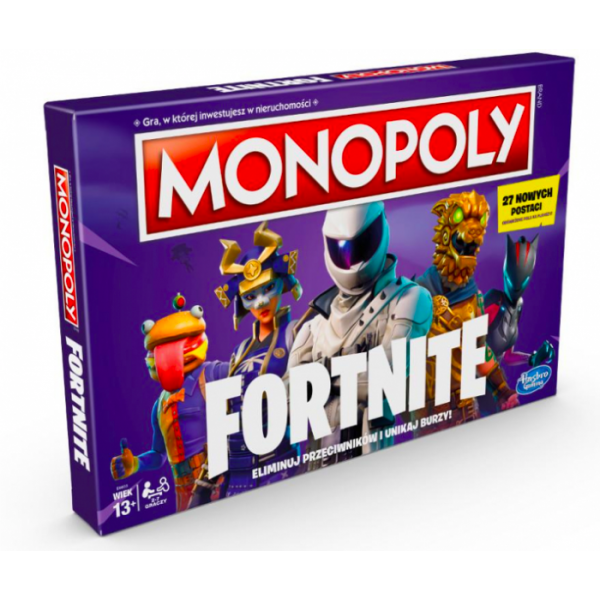 Oryginalna Gra Monopoly Fortnite Edycja 2 Hasbro