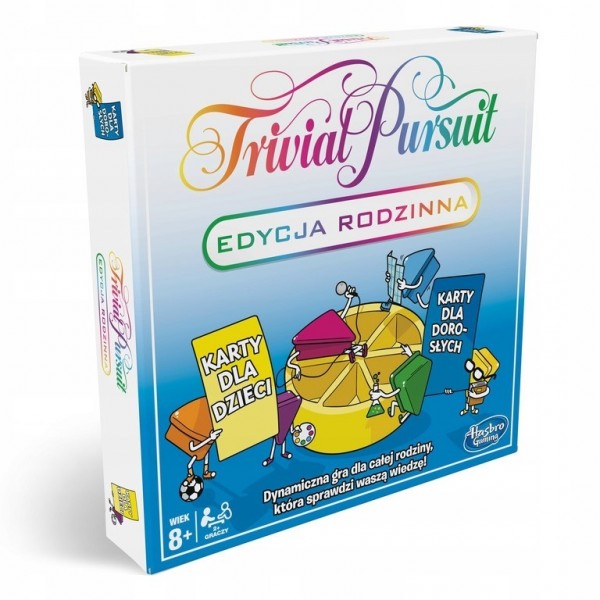 Oryginalna Gra Monopoly Trivial Pursuit Edycja Rodzinna Wersja Polska Hasbro