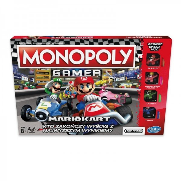 Hasbro Gra Monopoly Gamer Mario Kart