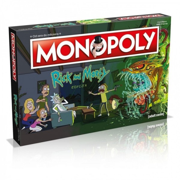 Winning Moves Monopoly Rick i Morty
