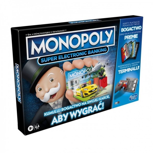 Oryginalna Gra Monopoly Super Electronic Banking Hasbro